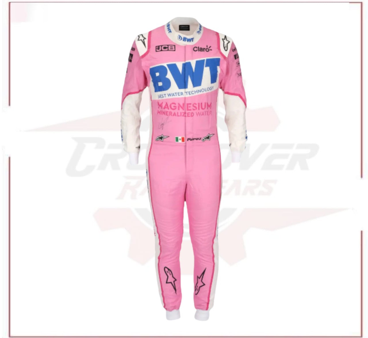 2020 Sergio Perez BWT Racing F1 Team Race Suit Replica - CROSSOVER RACEWEARS