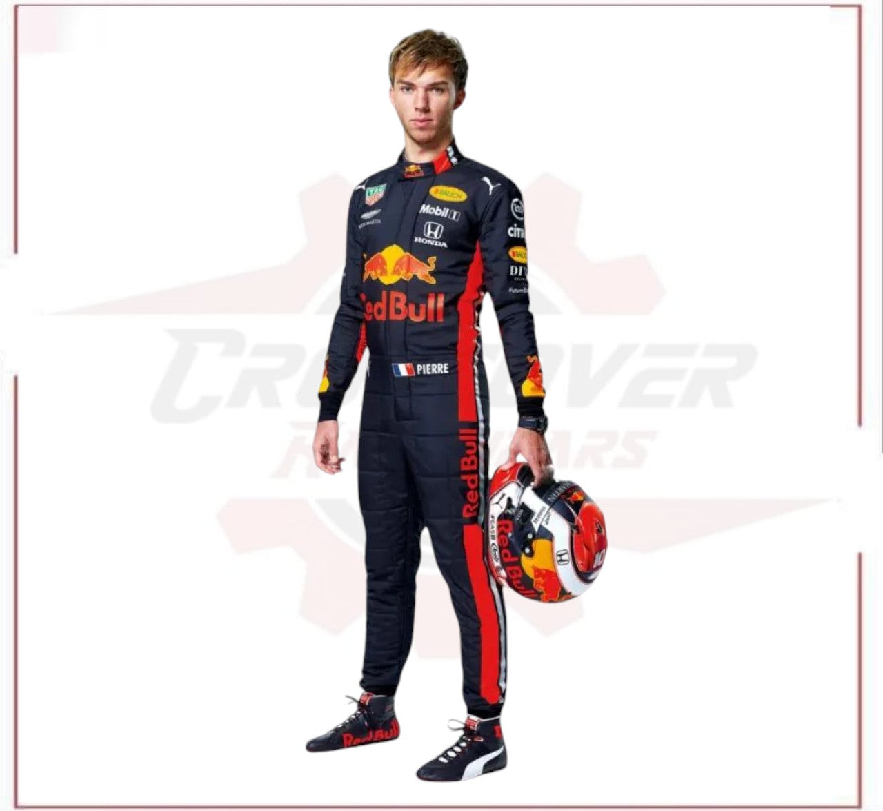 2019 Pierre Gasly Red bull F1 Team Race Suit CROSSOVER RACEWEARS