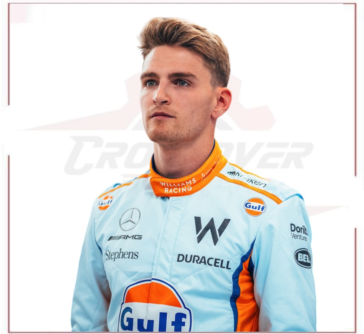 2023 Logan Sargeant Gulf F1 Race Suit Singapore GP