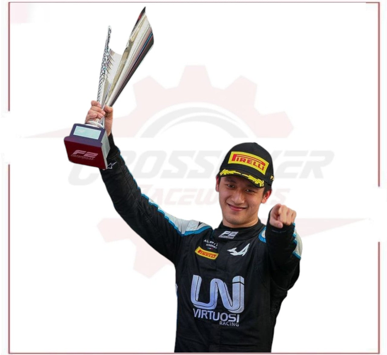 New 2021 Zhou Guanyu Formula 2 Race Suit