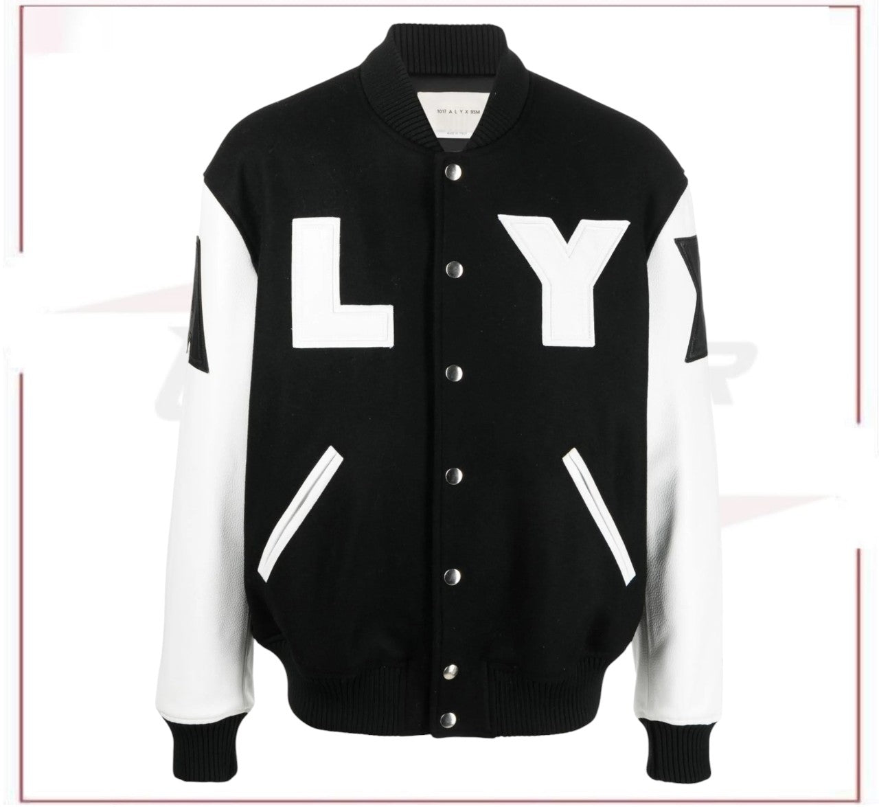 1017 ALYX 9SM logo-print varsity jacket