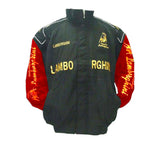 Lamborghini Racing Vintage Jacket Black and Red