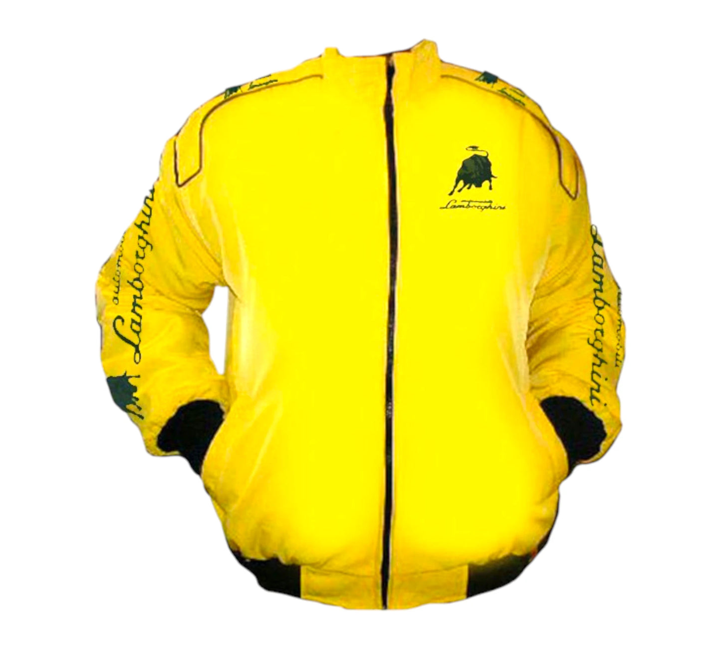 Lamborghini Automobili Racing Vintage Jacket Yellow
