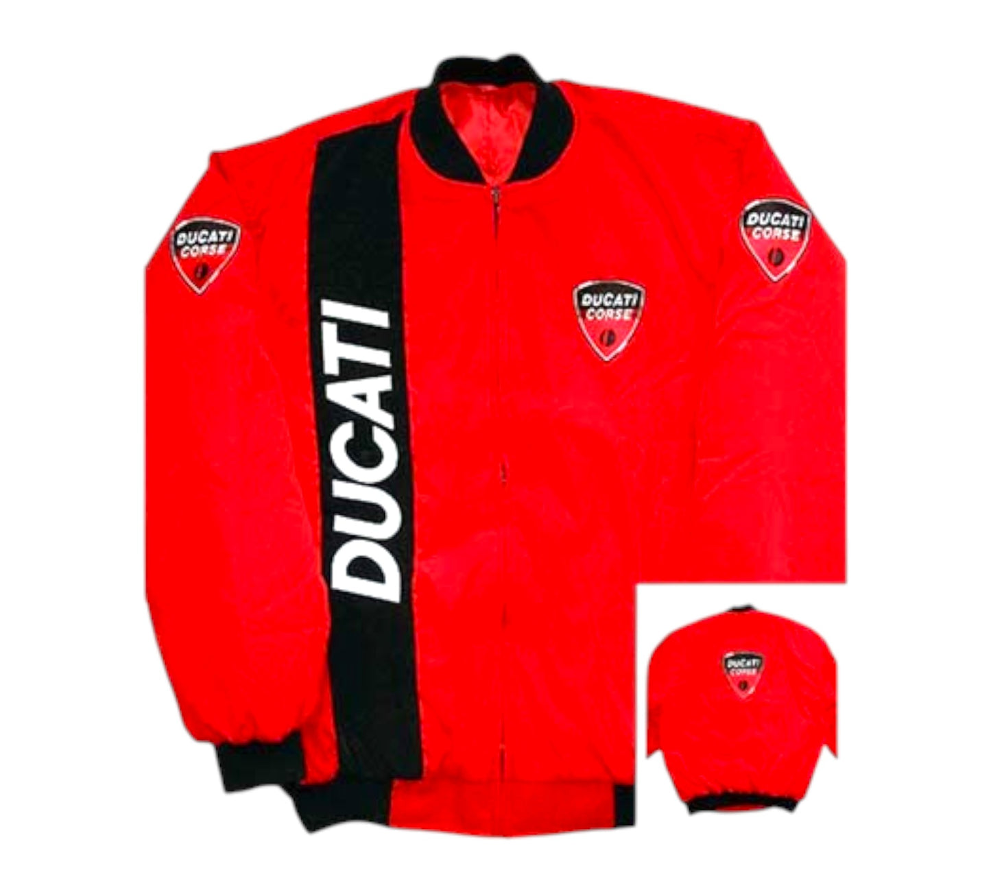 Ducati Corse Race Jacket Red with Black Trim