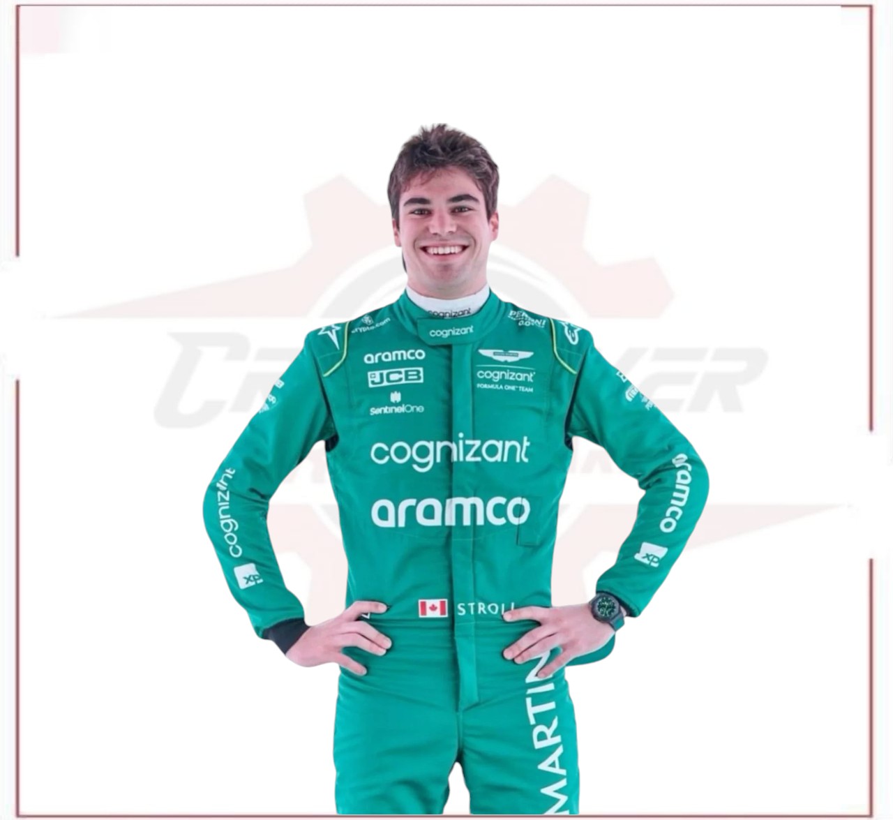 2023 Lance Stroll Aston Martin F1 Race Suit CROSSOVER RACEWEARS