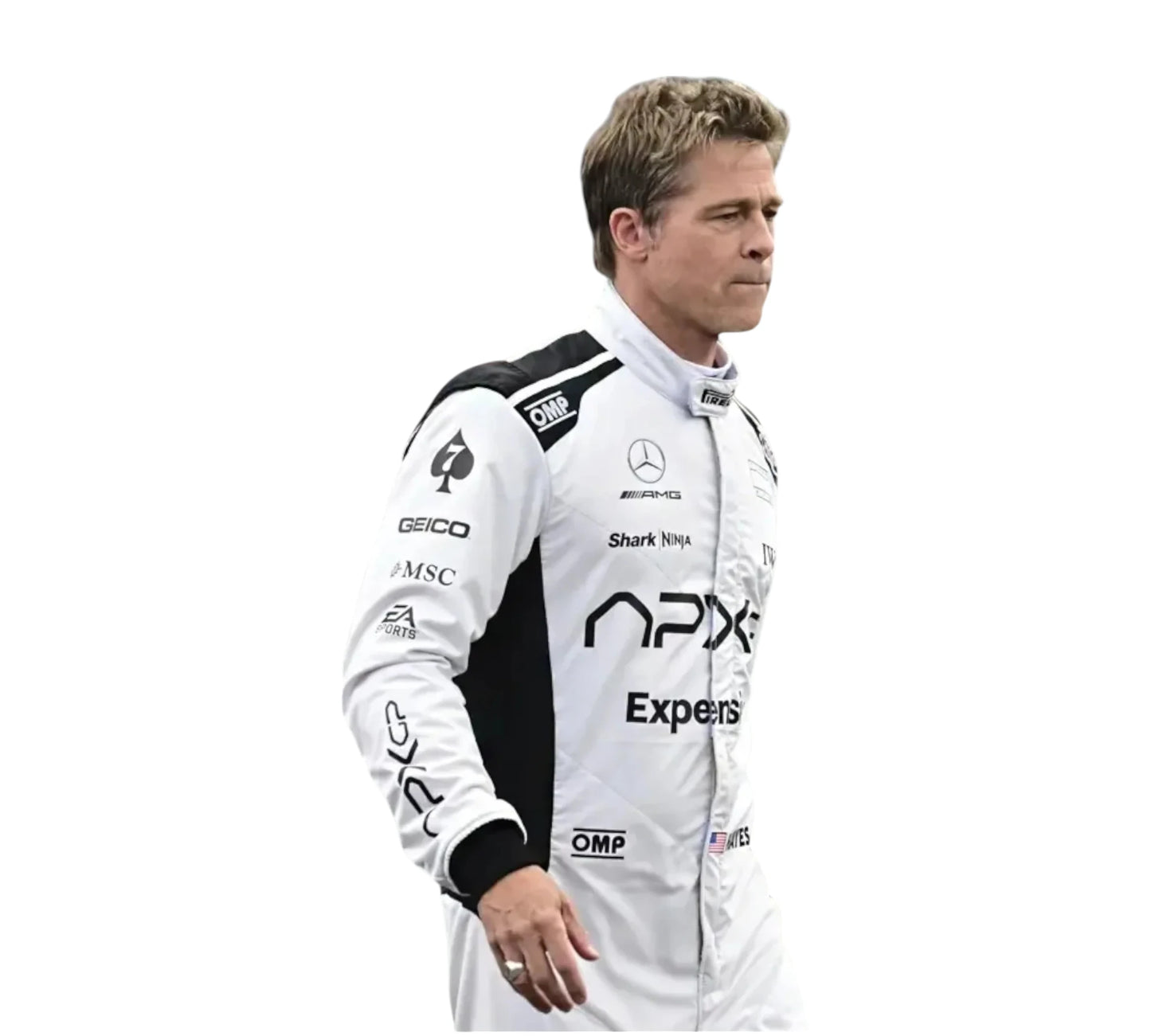 2025 Brad Pitt Formula One The Movie APX GP F1 The Movie Replica Racing Suit