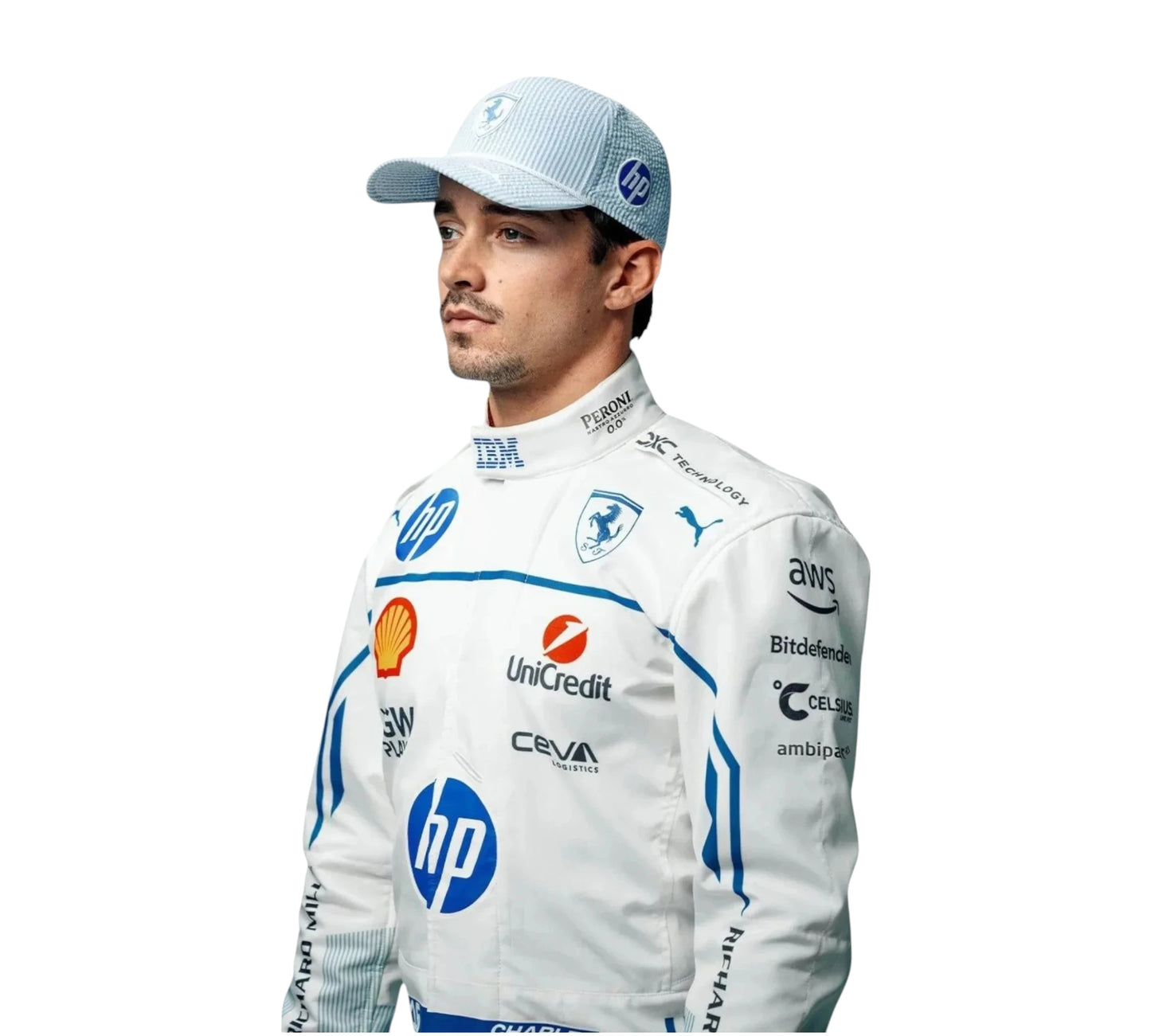 2025 Scuderia Ferrari HP F1 Team Monaco Grand Prix Race suit