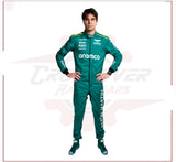 2024 Aston Martin Lance Stroll F1 Team Race Suit CROSSOVER RACEWEARS