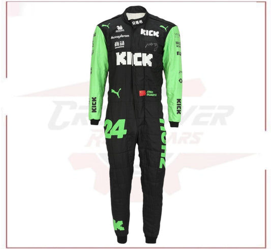 New 2024 Zhou Guanyu Kick Sauber F1 Team Race Suit