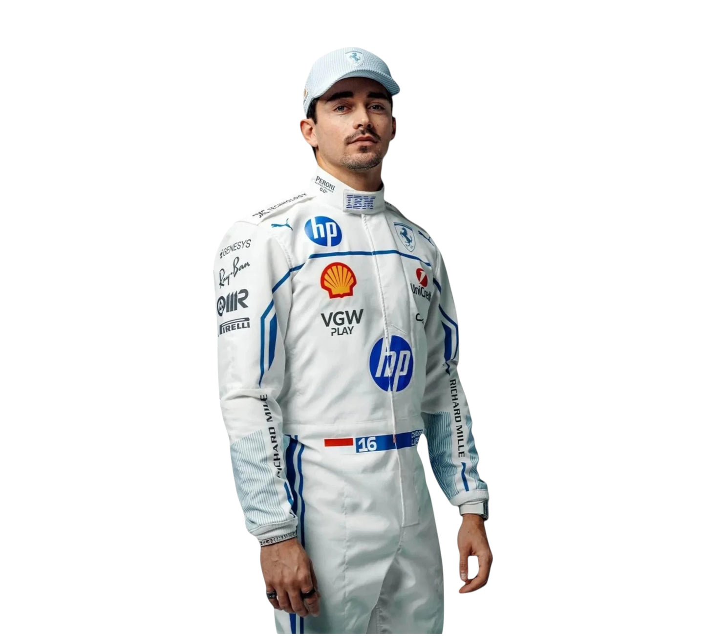 2025 Scuderia Ferrari HP F1 Team Monaco Grand Prix Race suit