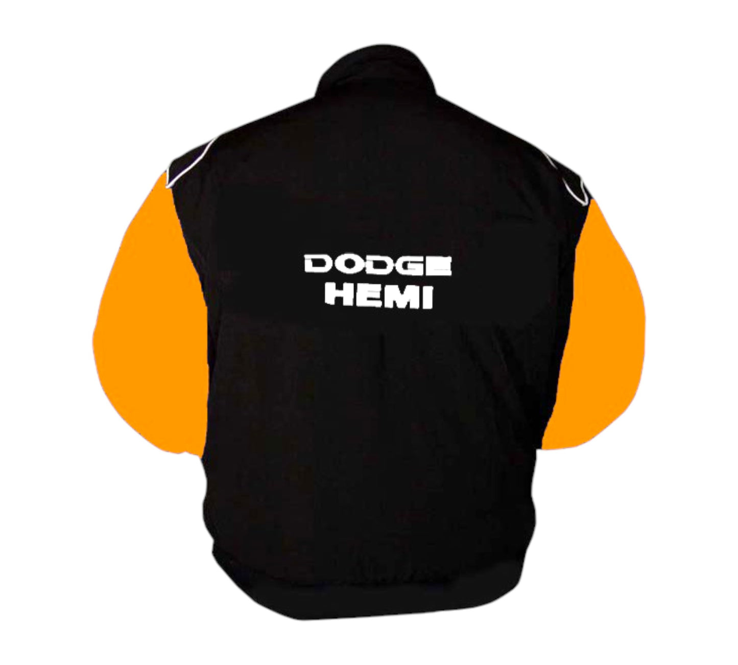 Dodge Hemi Racing Jacket Black and Orange
