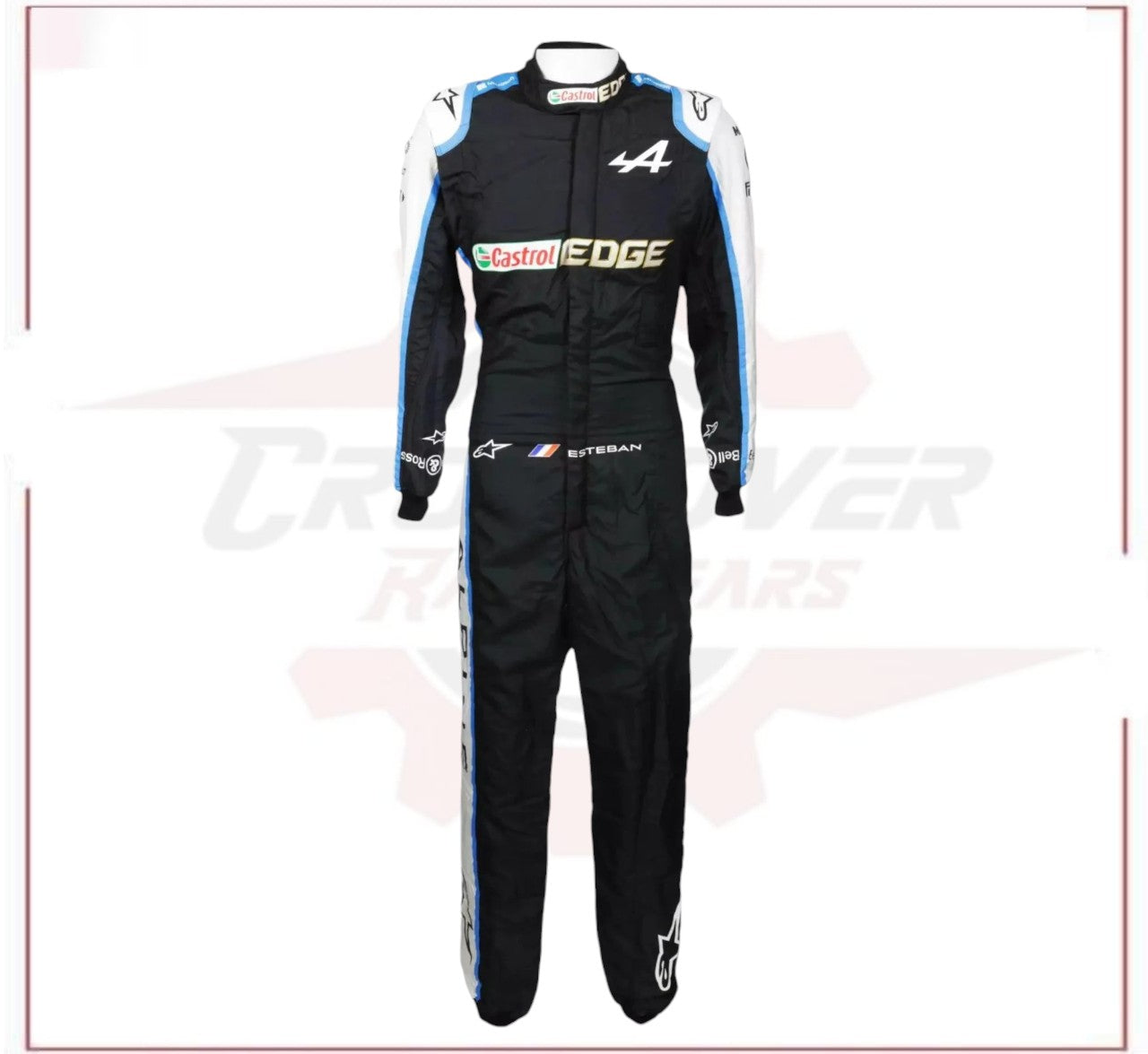 2021 Esteban Ocon Castrol Formula 1 Race Suit CROSSOVER RACEWEARS