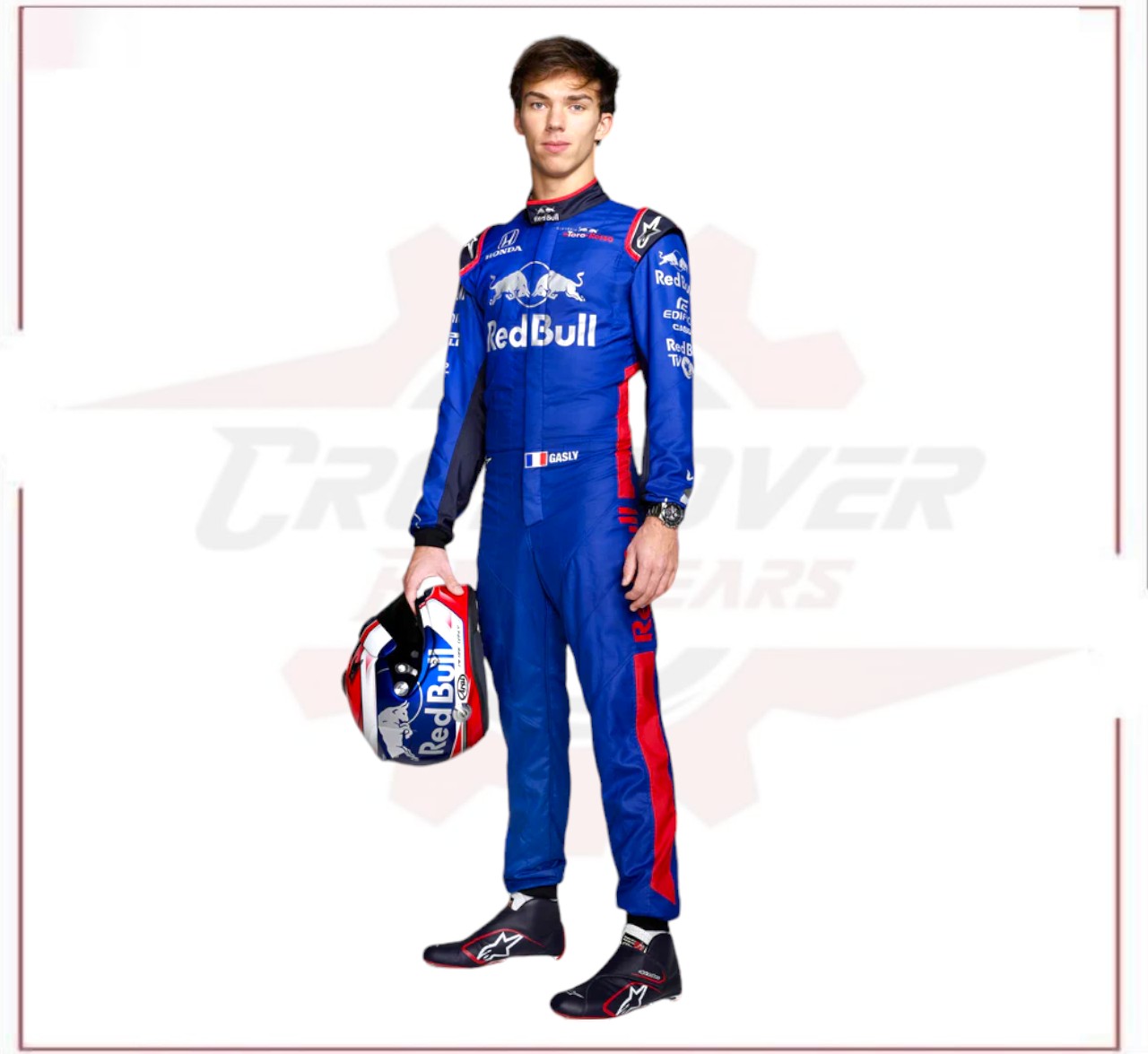 2018 Pierre Gasly Red bull F1 Team Race Suit CROSSOVER RACEWEARS