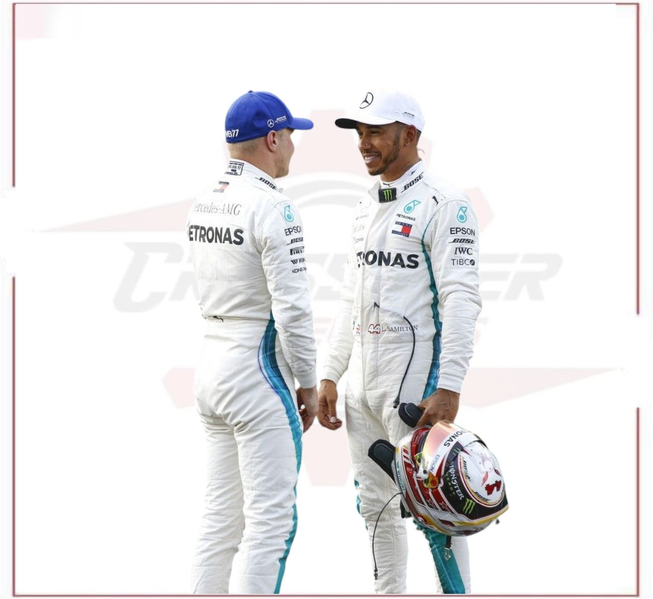 2018 LEWIS HAMILTON MERCEDES AMG F1 RACE SUIT CROSSOVER RACEWEARS