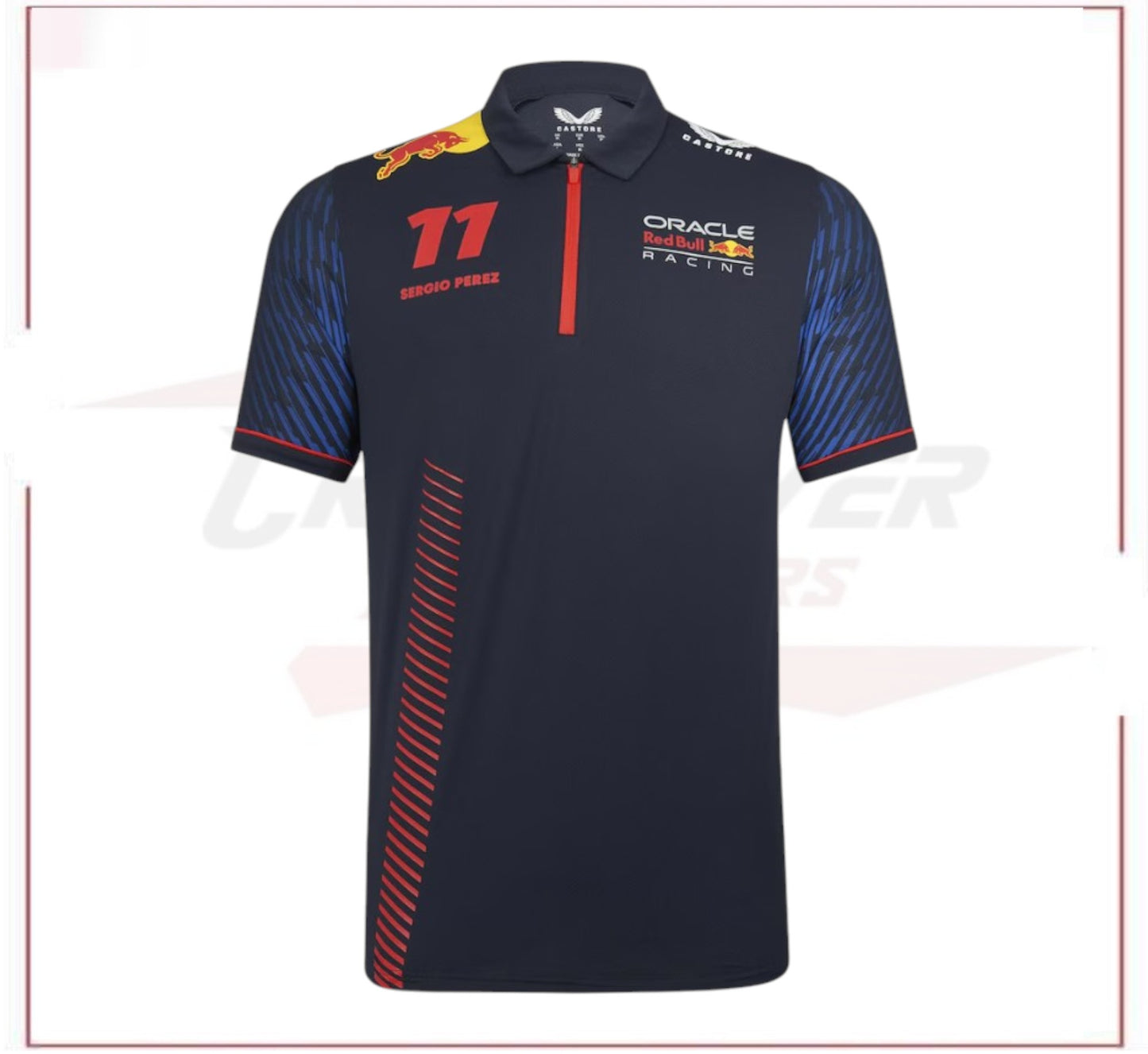 F1 Oracle Red Bull Racing 2023 Sergio Perez Team Polo Shirts