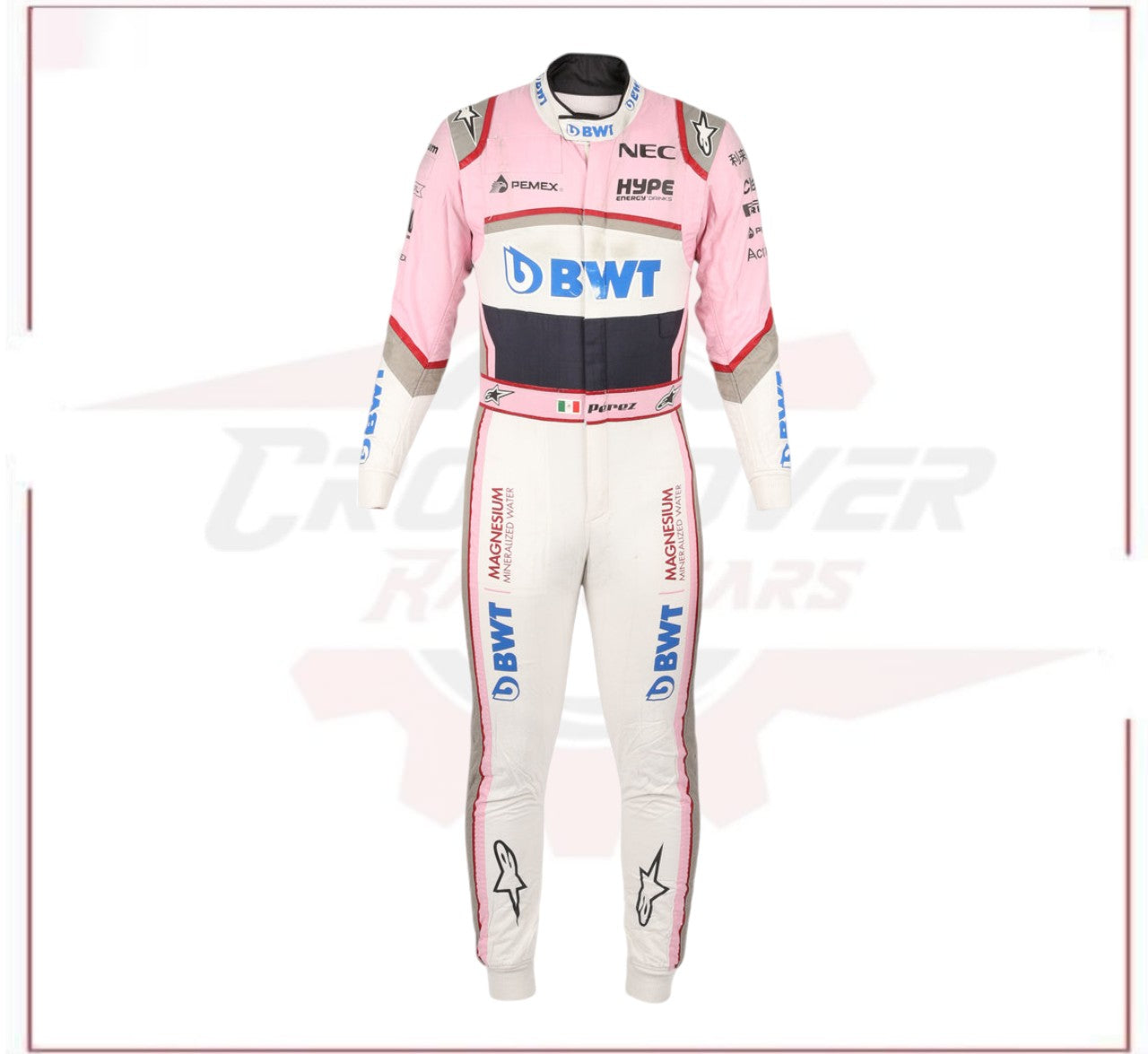 SERGIO PEREZ 2018 RACE SUIT SAHARA FORCE INDIA F1 TEAM - CROSSOVER RACEWEARS
