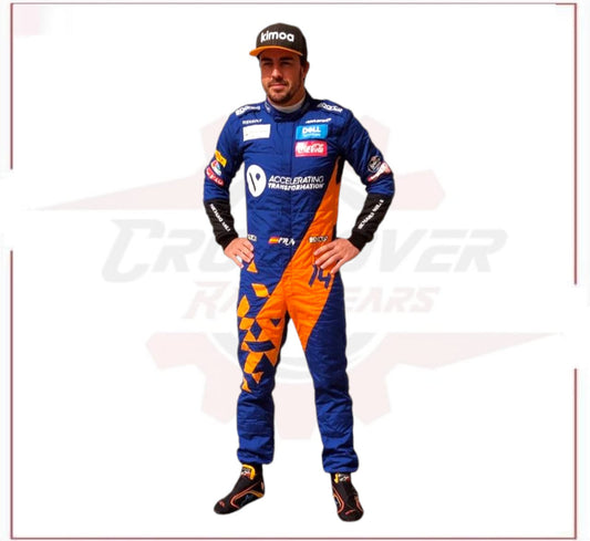 2019 Fernando Alonso McLaren F1 Race Suit CROSSOVER RACEWEARS
