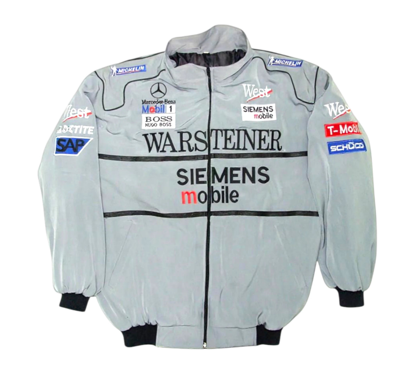 Mercedes Benz Warsteiner Vintage Racing Jacket, Gray