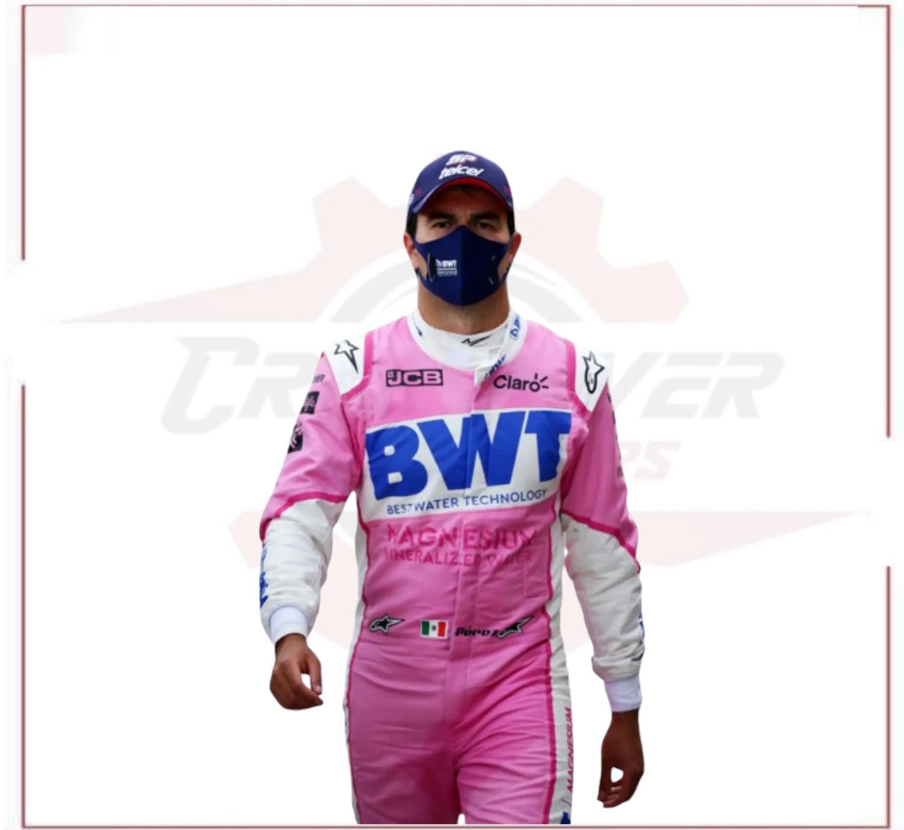 2020 Sergio Perez BWT Racing F1 Team Race Suit Replica - CROSSOVER RACEWEARS
