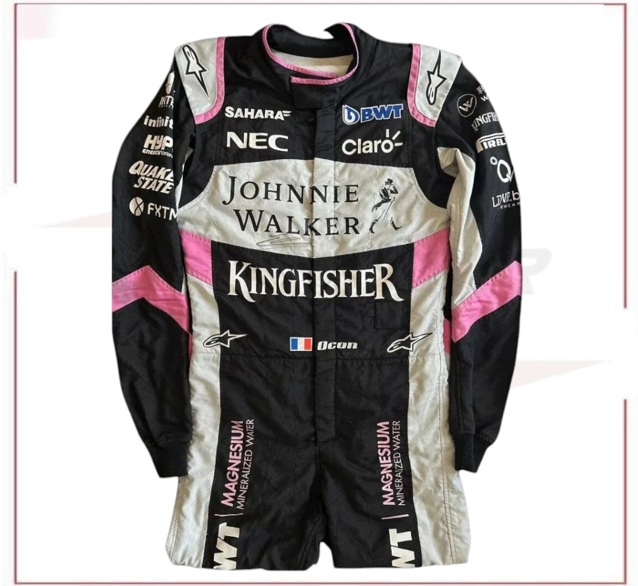 Esteban Ocon Sahara Force India F1 race suit Australian GP: CROSSOVER RACEWEARS