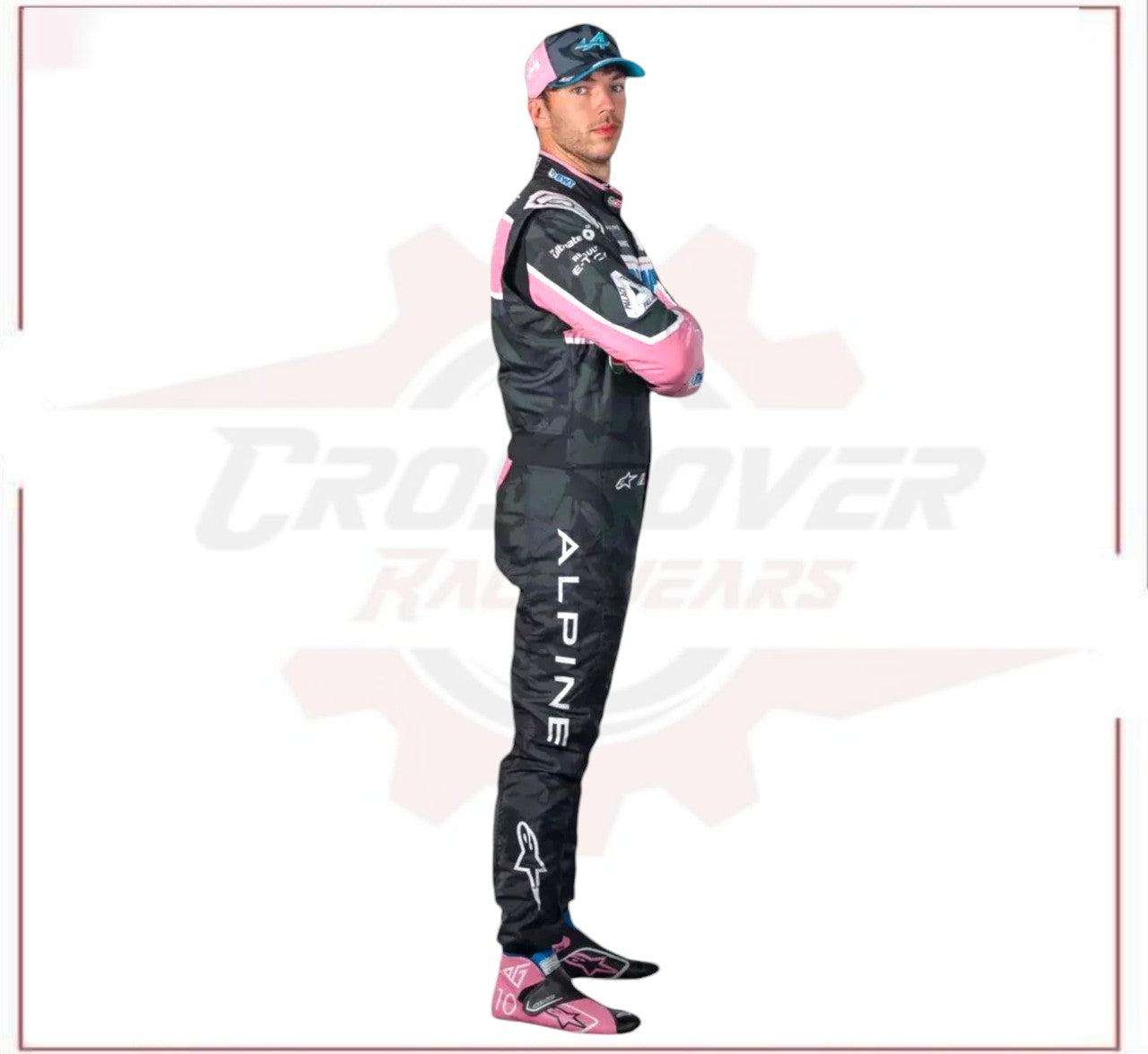 Pierre Gasly 2023 BWT Alpine F1 Team Race Suit - Las Vegas GP CROSSOVER RACEWEARS