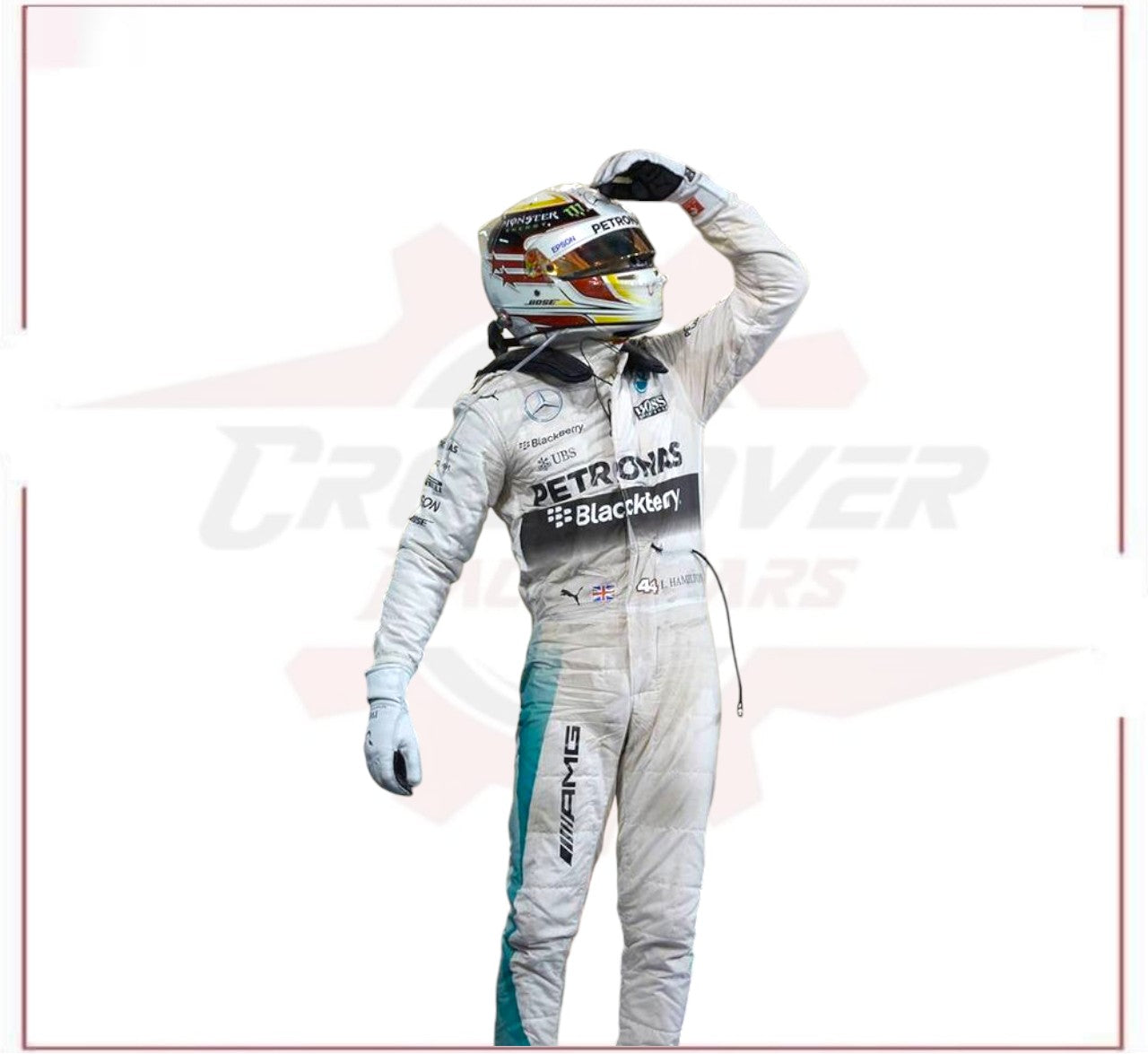 2015 Lewis Hamilton Mercedes AMG Petronas F1 Race suit CROSSOVER RACEWEARS