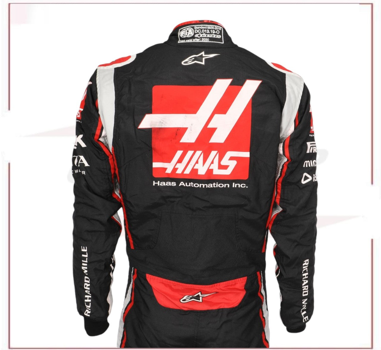 2020 Romain Grosjean Haas Team F1 Race Suit