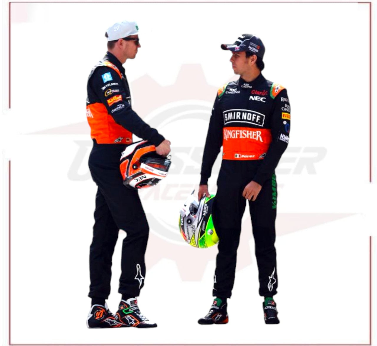 2015 Sergio Perez Force India F1 Racing Suit - CROSSOVER RACEWEARS