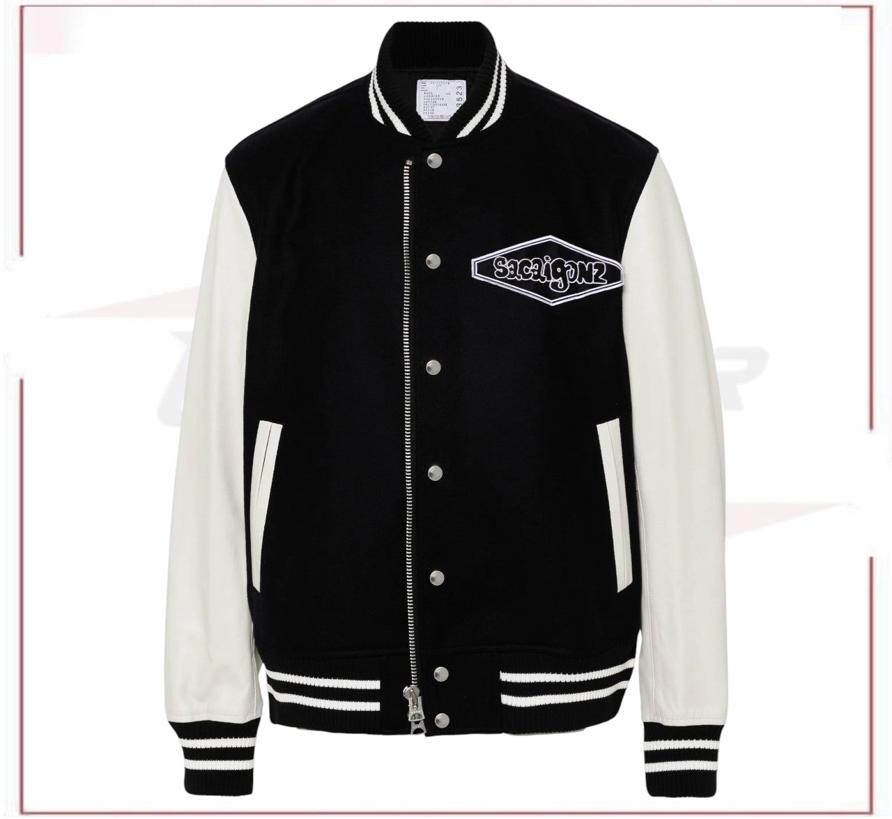 sacai Gonz-appliqué bomber jacket