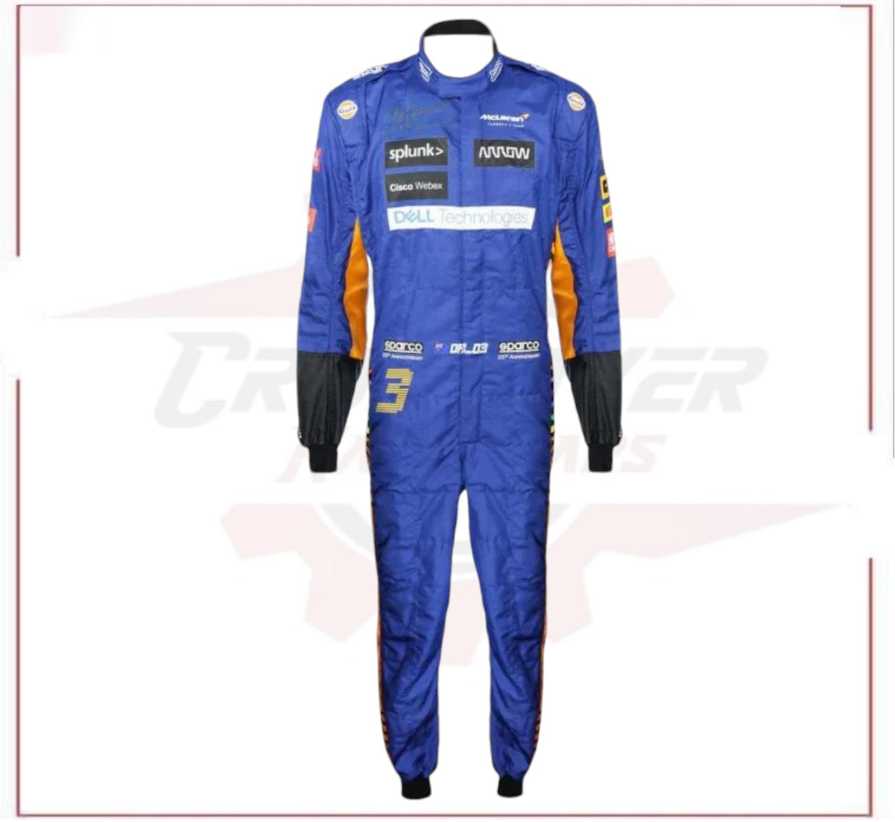 2021 Daniel Ricciardo Mclaren F1 Race Suit