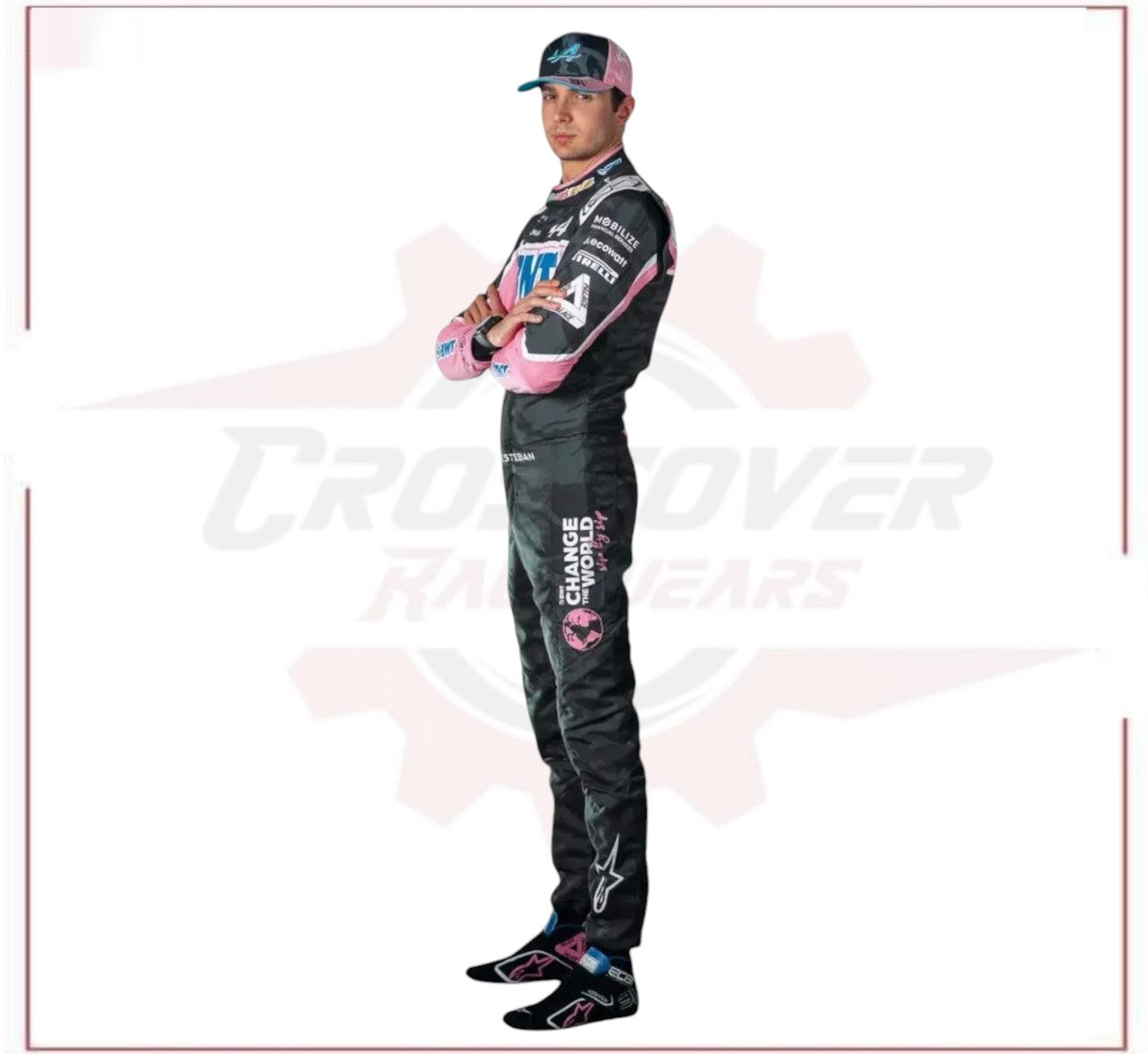 Esteban Ocon 2023 BWT Alpine F1 Team Race Suit - Las Vegas GP CROSSOVER RACEWEARS
