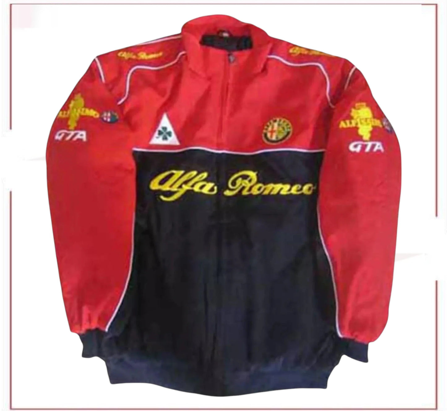 Alfa Romeo Vintage F1 Sublimation Printed Racing Jacket