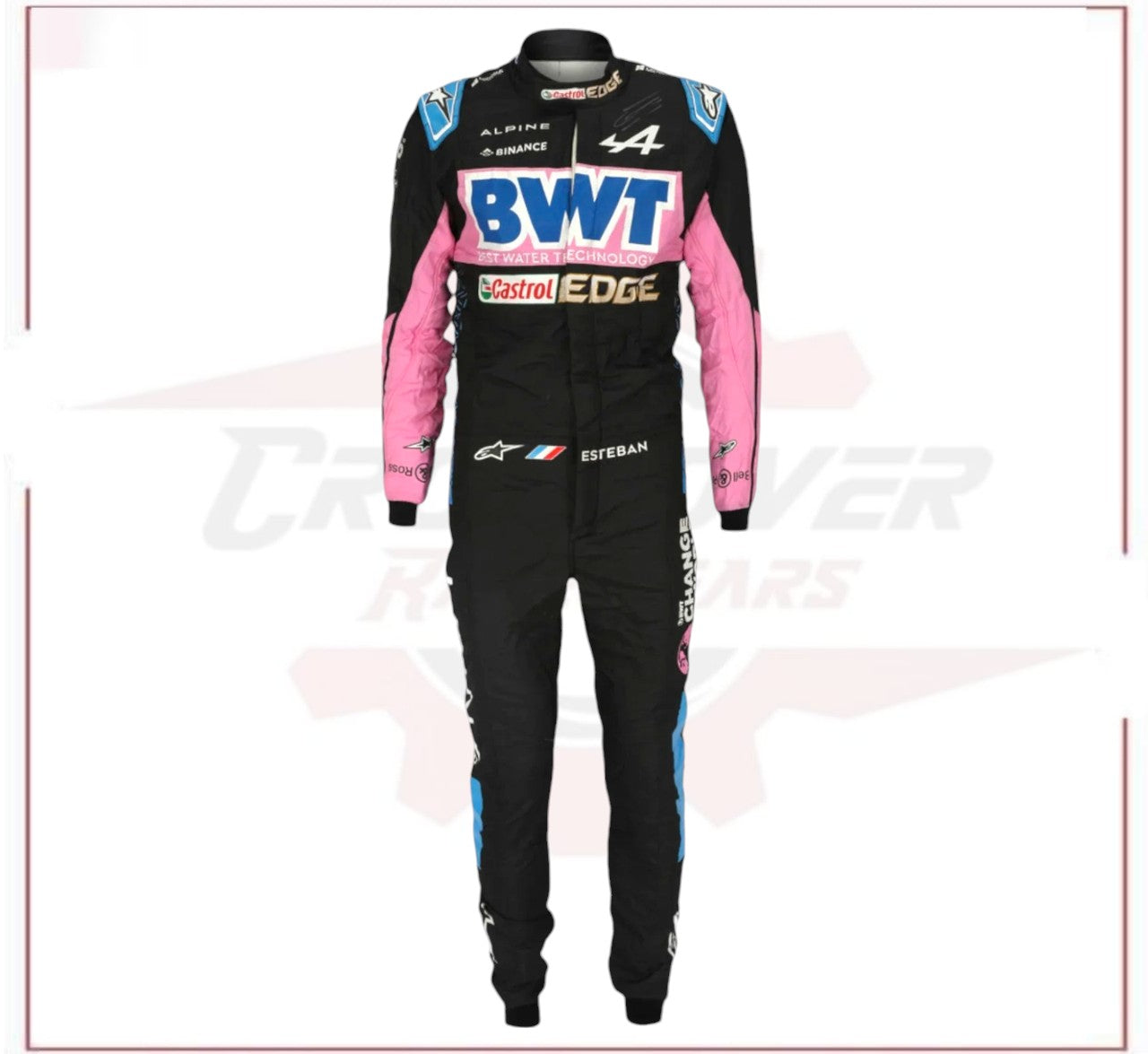 2023 Esteban Ocon BWT Alpine F1 Team Race Suit - Singapore GP CROSSOVER RACEWEARS