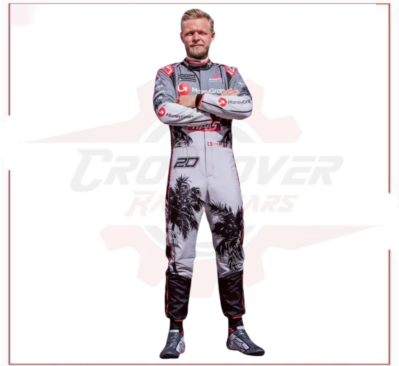 2023 Kevin Magnussen Haas F1 Team Race Suit - Miami GP