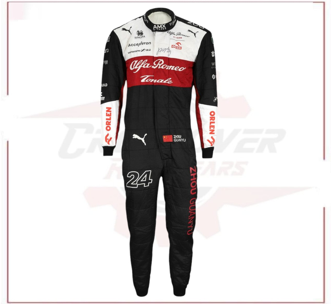 2022 Zhou Guanyu Alfa Romeo F1 Team Race Suit
