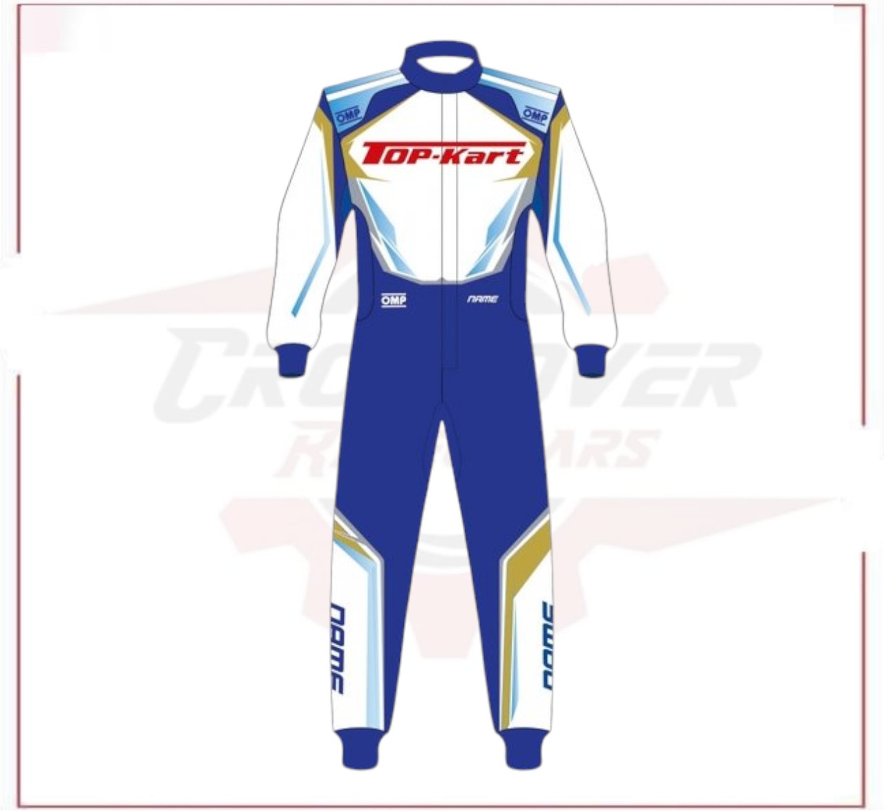 Top kart OMP Race Suit overall driver CROSSOVER RACEWEARS