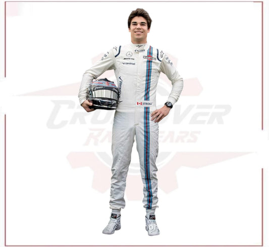 2017 Lance Stroll Martini F1 Race Suit CROSSOVER RACEWEARS