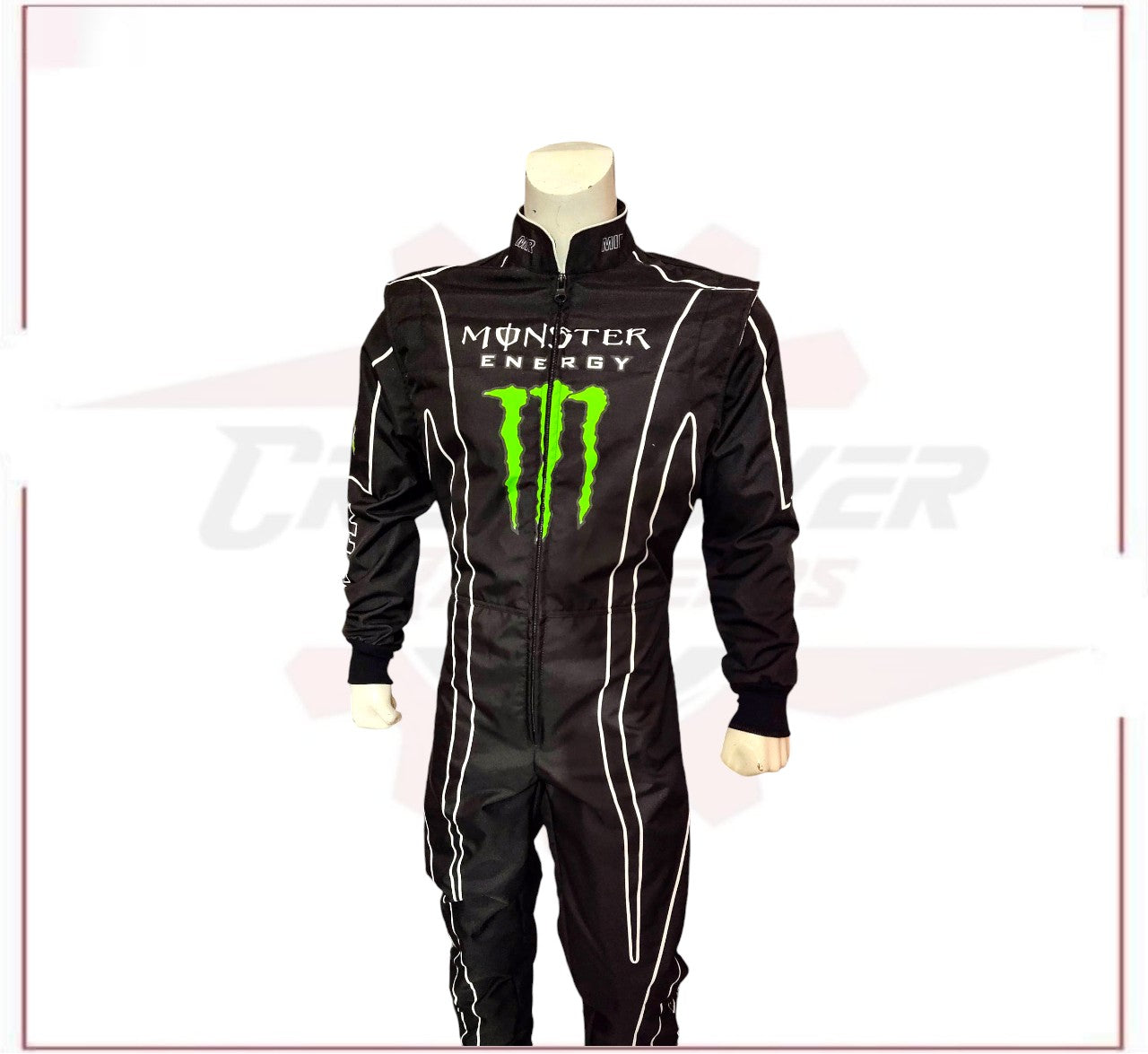 Monster energy Sublimation Printed Race Suit CROSSOVER RACEWEARS