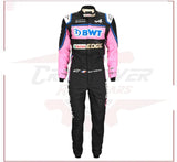 Esteban Ocon 2022 Signed Race Used Race Suit - British GP CROSSOVER RACEWEARS