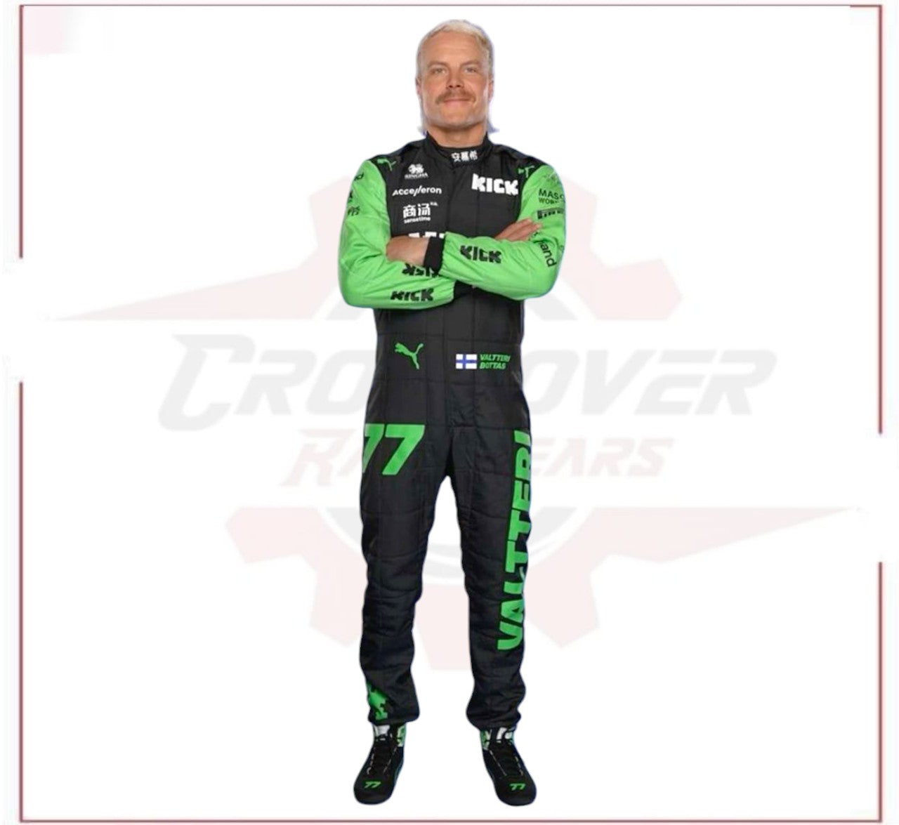 New 2024 Valtteri Bottas Kick Sauber F1 Race Suit Team Stake