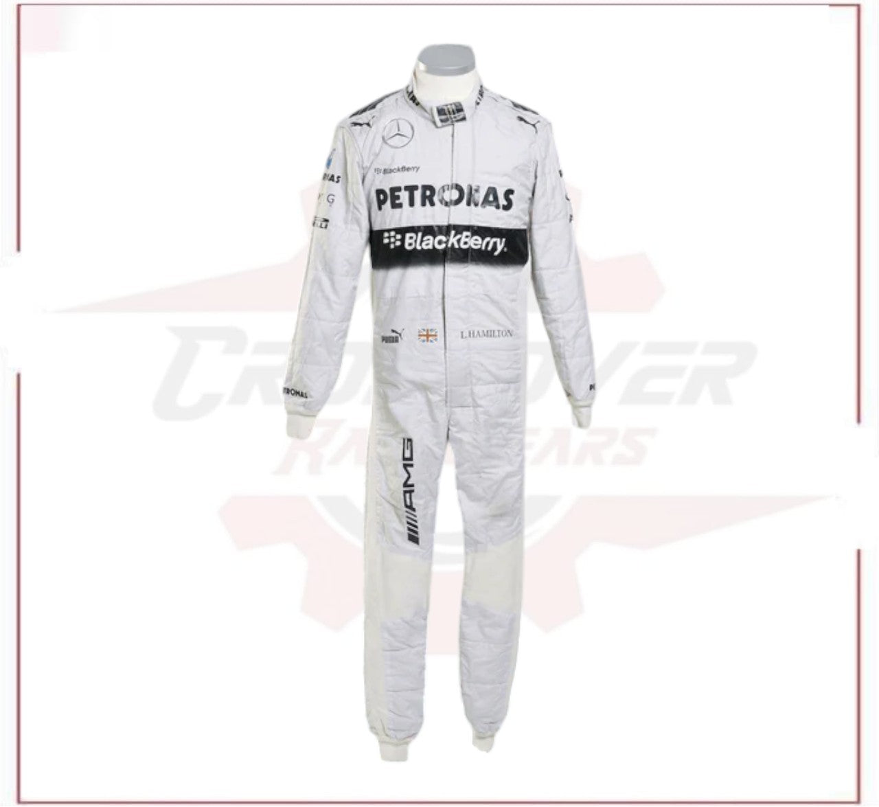 2014 Lewis Hamilton PETRONAS Mercedes F1 Race Suit CROSSOVER RACEWEARS