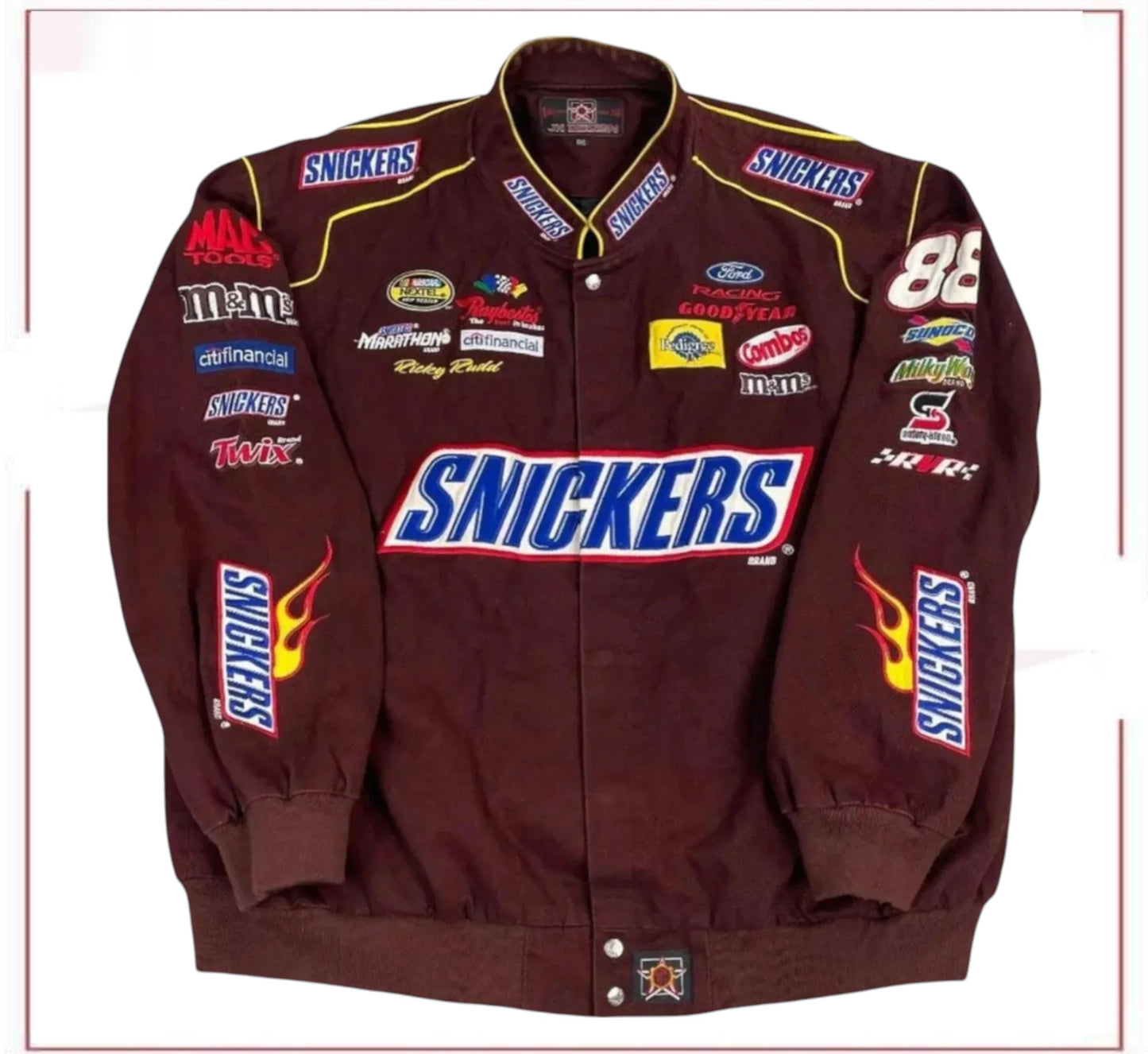 Snickers Windbreaker Racing Jacket