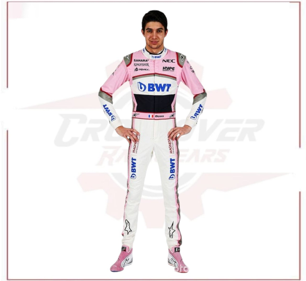 Esteban Ocon Sahara Force India F1 race suit New CROSSOVER RACEWEARS