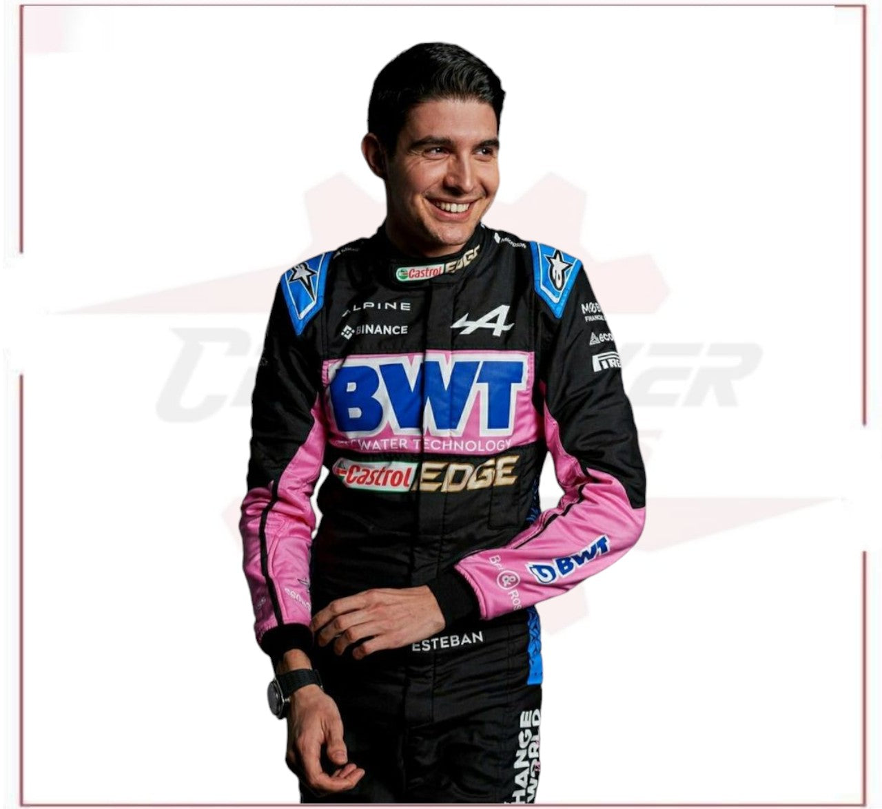 2024 BWT Esteban Ocon Alpine F1 Team Race Suit CROSSOVER RACEWEARS