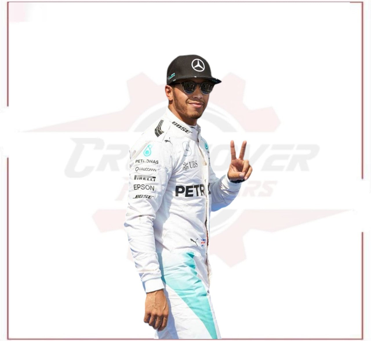 Lewis Hamilton 2016 Mercedes Benz F1 Race Suit CROSSOVER RACEWEARS