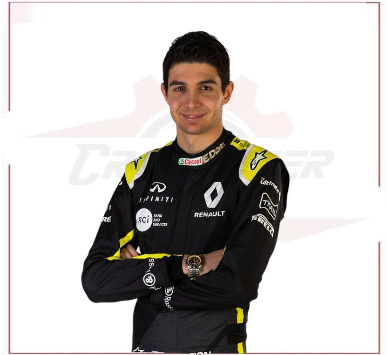 2020 Esteban Ocon Renault F1 Race Suit CROSSOVER RACEWEARS