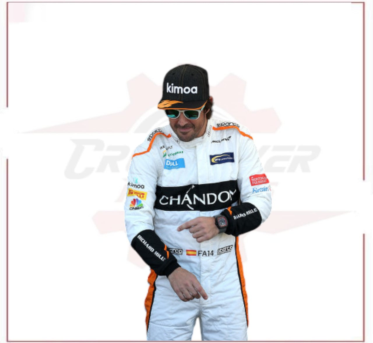 2018 Fernando Alonso McLaren F1 Race Suit CROSSOVER RACEWEARS