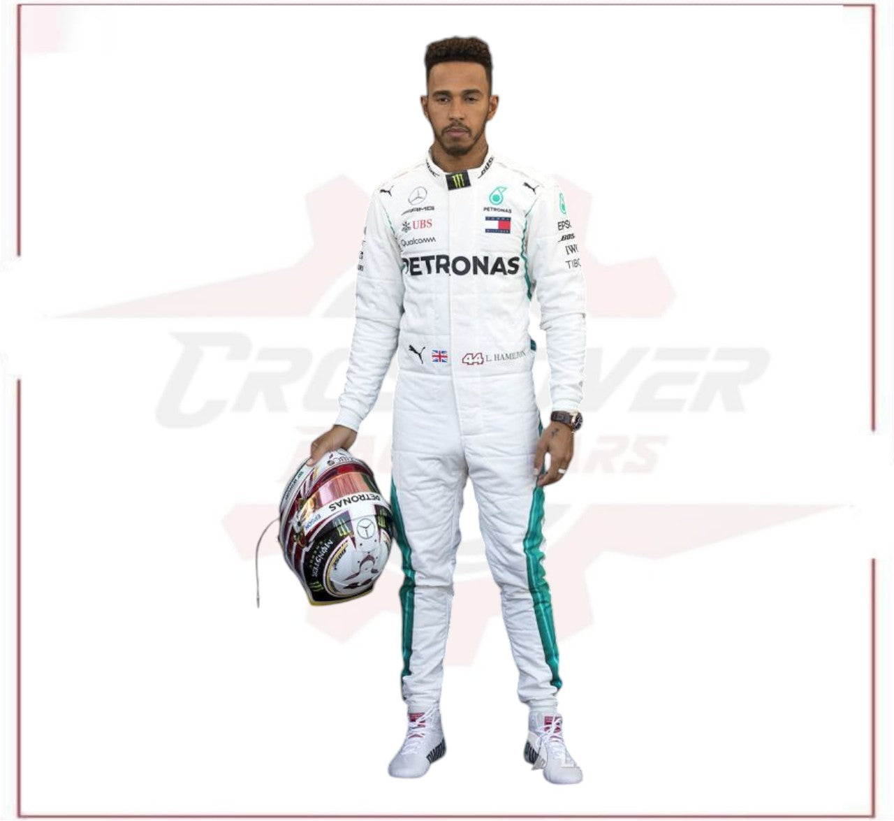 2018 LEWIS HAMILTON MERCEDES AMG F1 RACE SUIT CROSSOVER RACEWEARS