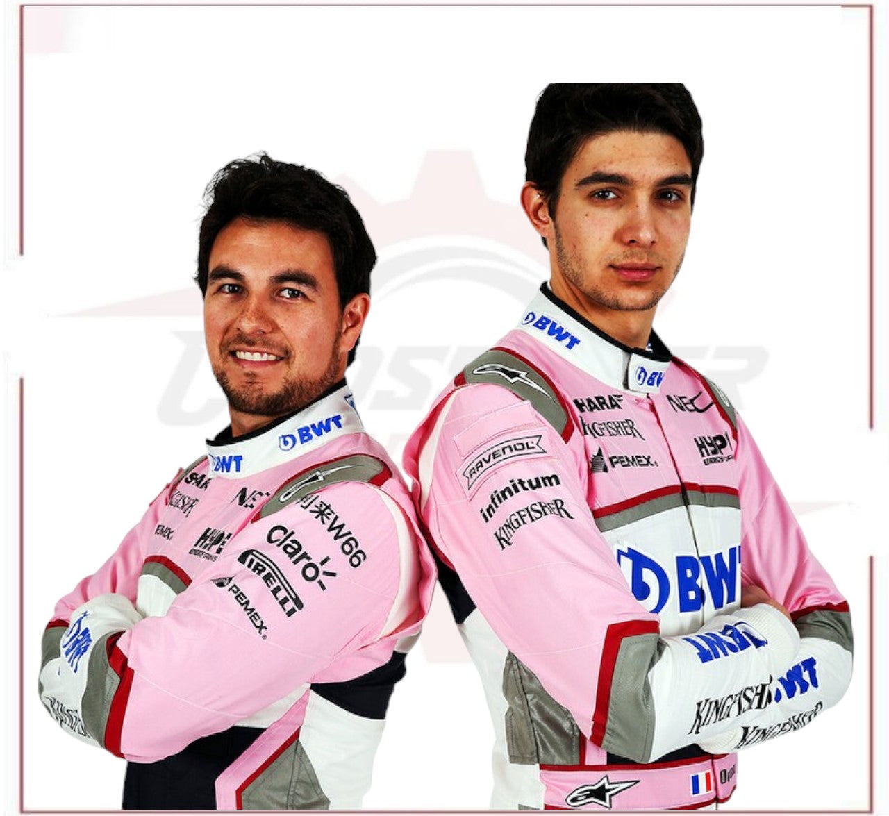 Esteban Ocon Sahara Force India F1 race suit New CROSSOVER RACEWEARS