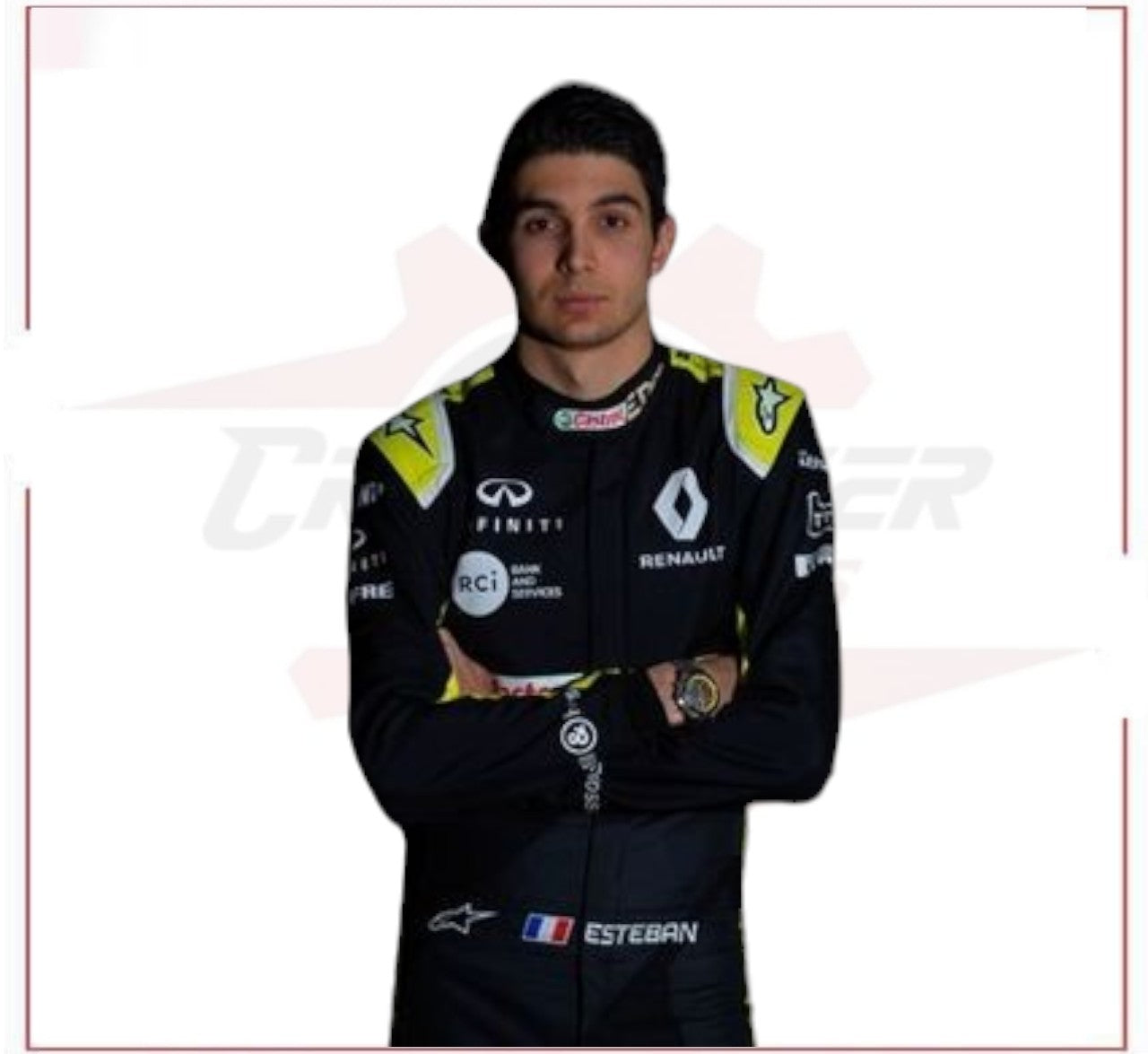 2020 Esteban Ocon Renault F1 Race Suit CROSSOVER RACEWEARS